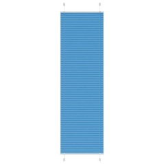 vidaXL Plissee Blau 55x200 cm Stoffbreite 54,4 cm Polyester