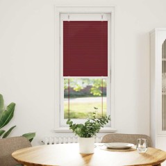 vidaXL Plissee Bordeauxrot 40x100 cm Stoffbreite 39,4 cm Polyester