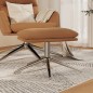 Fußhocker Taupe 60x60x35 cm Mikrofasergewebe Fußhocker Taupe 60x60x35 cm Mikrofasergewebe