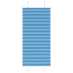 vidaXL Plissee Blau 60x150 cm Stoffbreite 59,4 cm Polyester