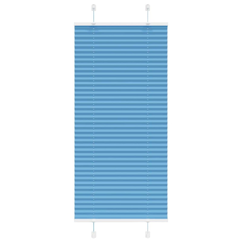 vidaXL Plissee Blau 60x150 cm Stoffbreite 59,4 cm Polyester vidaXL Plissee Blau 60x150 cm Stoffbreite 59,4 cm Polyester