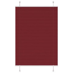 vidaXL Plissee Bordeauxrot 85x150 cm Stoffbreite 84,4 cm Polyester