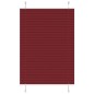 vidaXL Plissee Bordeauxrot 85x150 cm Stoffbreite 84,4 cm Polyester vidaXL Plissee Bordeauxrot 85x150 cm Stoffbreite 84,4 cm Polyester