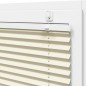 vidaXL Plissee Creme 80x100 cm Stoffbreite 79,4 cm Polyester vidaXL Plissee Creme 80x100 cm Stoffbreite 79,4 cm Polyester