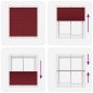 vidaXL Plissee Bordeauxrot 120x150 cm Stoffbreite 119,4 cm Polyester vidaXL Plissee Bordeauxrot 120x150 cm Stoffbreite 119,4 cm Polyester