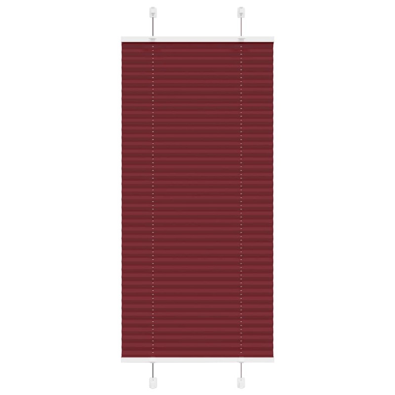 vidaXL Plissee Bordeauxrot 60x150 cm Stoffbreite 59,4 cm Polyester vidaXL Plissee Bordeauxrot 60x150 cm Stoffbreite 59,4 cm Polyester