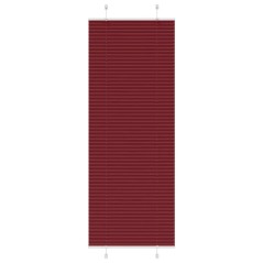 vidaXL Plissee Bordeauxrot 70x200 cm Stoffbreite 69,4 cm Polyester