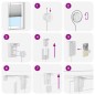 vidaXL Plissee Creme 90x100 cm Stoffbreite 89,4 cm Polyester vidaXL Plissee Creme 90x100 cm Stoffbreite 89,4 cm Polyester