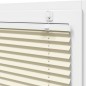 vidaXL Plissee Creme 90x100 cm Stoffbreite 89,4 cm Polyester vidaXL Plissee Creme 90x100 cm Stoffbreite 89,4 cm Polyester
