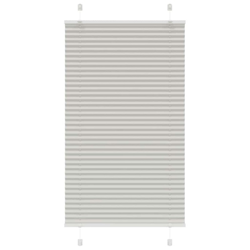 vidaXL Plissee Hellgrau 70x100 cm Stoffbreite 69,4 cm Polyester vidaXL Plissee Hellgrau 70x100 cm Stoffbreite 69,4 cm Polyester