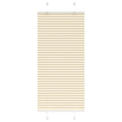 vidaXL Plissee Creme 65x150 cm Stoffbreite 64,4 cm Polyester