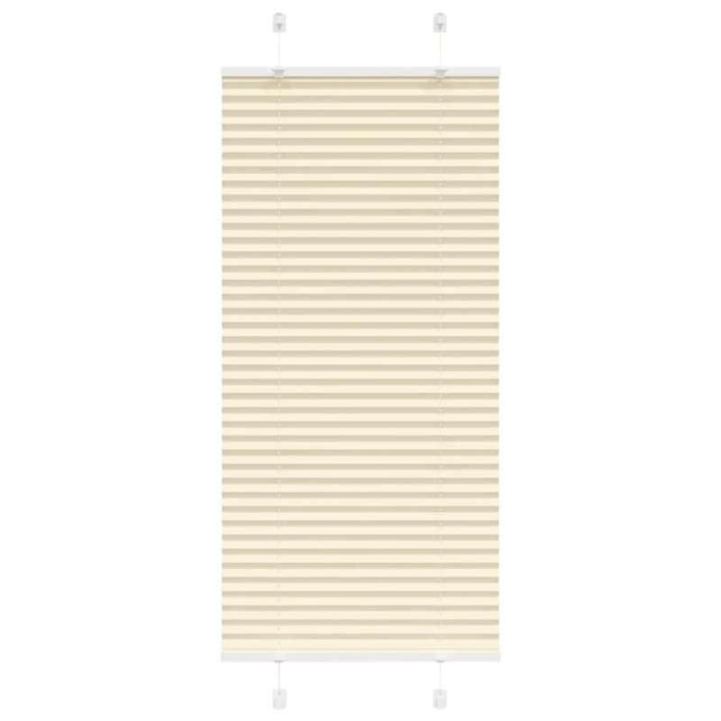 vidaXL Plissee Creme 65x150 cm Stoffbreite 64,4 cm Polyester vidaXL Plissee Creme 65x150 cm Stoffbreite 64,4 cm Polyester