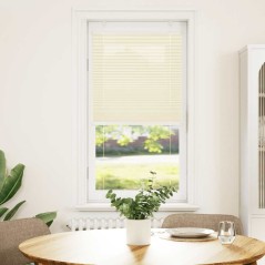vidaXL Plissee Creme 65x150 cm Stoffbreite 64,4 cm Polyester