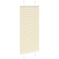 vidaXL Plissee Creme 65x150 cm Stoffbreite 64,4 cm Polyester vidaXL Plissee Creme 65x150 cm Stoffbreite 64,4 cm Polyester