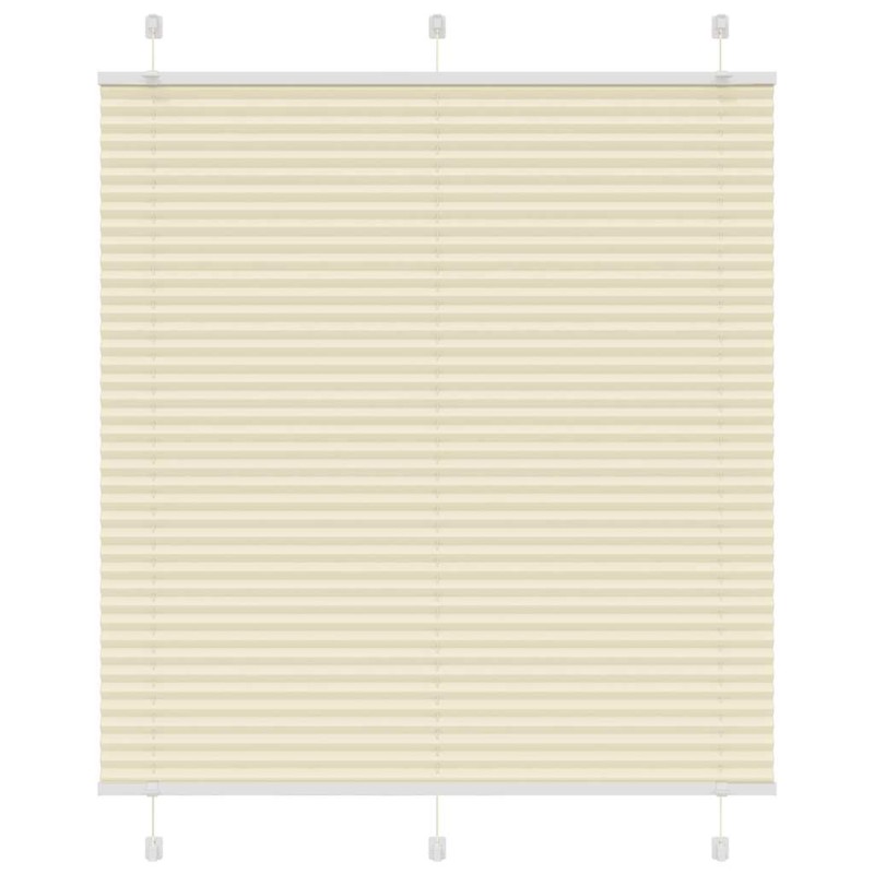 vidaXL Plissee Creme 115x100 cm Stoffbreite 114,4 cm Polyester vidaXL Plissee Creme 115x100 cm Stoffbreite 114,4 cm Polyester