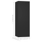3-tlg. TV-Schrank-Set Schwarz Holzwerkstoff 3-tlg. TV-Schrank-Set Schwarz Holzwerkstoff