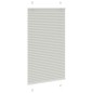 vidaXL Plissee Hellgrau 80x100 cm Stoffbreite 79,4 cm Polyester vidaXL Plissee Hellgrau 80x100 cm Stoffbreite 79,4 cm Polyester