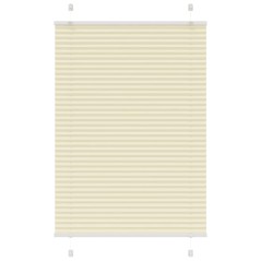 vidaXL Plissee Creme 90x150 cm Stoffbreite 89,4 cm Polyester
