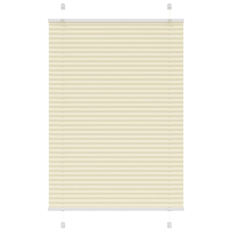 vidaXL Plissee Creme 90x150 cm Stoffbreite 89,4 cm Polyester vidaXL Plissee Creme 90x150 cm Stoffbreite 89,4 cm Polyester