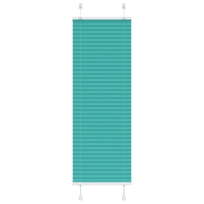 vidaXL Plissee Petrolgrün 45x100 cm Stoffbreite 44,4 cm Polyester vidaXL Plissee Petrolgrün 45x100 cm Stoffbreite 44,4 cm Polyester