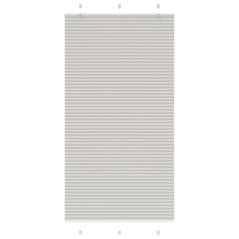 vidaXL Plissee Hellgrau 110x200 cm Stoffbreite 109,4 cm Polyester