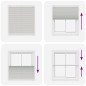 vidaXL Plissee Hellgrau 120x150 cm Stoffbreite 119,4 cm Polyester vidaXL Plissee Hellgrau 120x150 cm Stoffbreite 119,4 cm Polyester