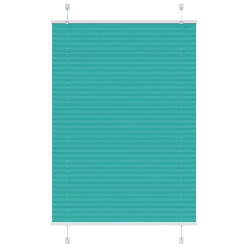 vidaXL Plissee Petrolgrün 90x100 cm Stoffbreite 89,4 cm Polyester vidaXL Plissee Petrolgrün 90x100 cm Stoffbreite 89,4 cm Polyester