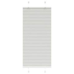 vidaXL Plissee Hellgrau 60x150 cm Stoffbreite 59,4 cm Polyester
