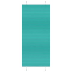vidaXL Plissee Petrolgrün 100x200 cm Stoffbreite 99,4 cm Polyester