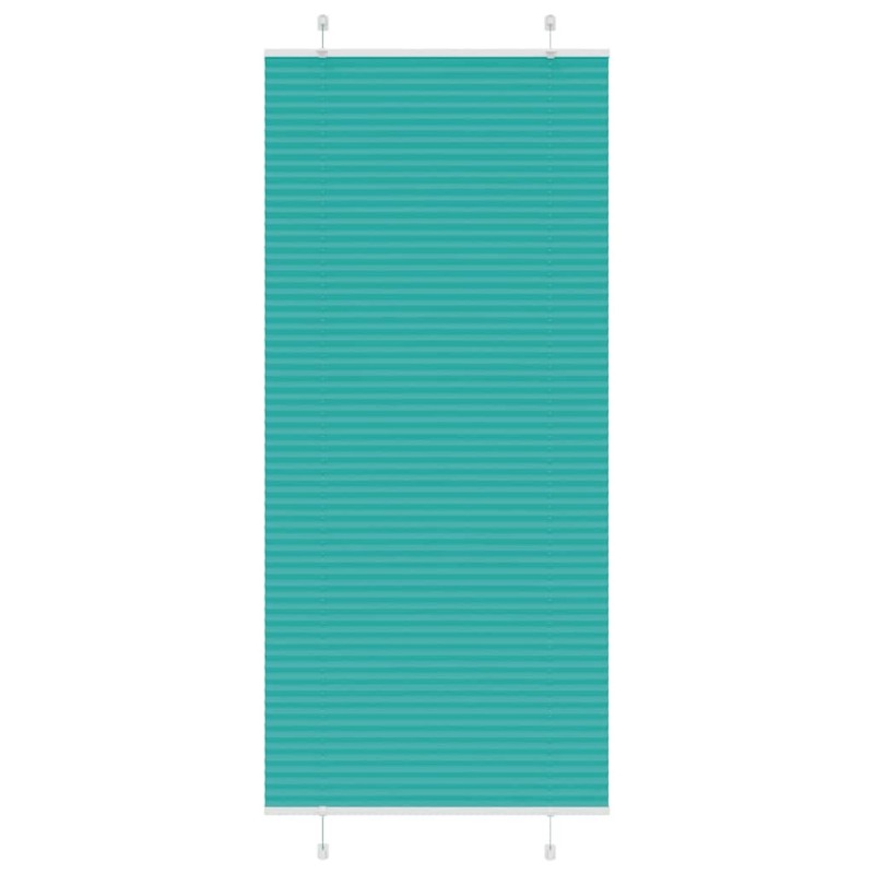 vidaXL Plissee Petrolgrün 100x200 cm Stoffbreite 99,4 cm Polyester vidaXL Plissee Petrolgrün 100x200 cm Stoffbreite 99,4 cm Polyester