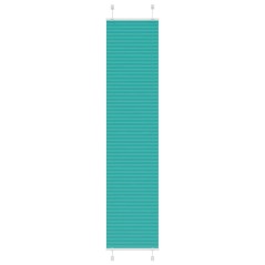 vidaXL Plissee Petrolgrün 40x200 cm Stoffbreite 39,4 cm Polyester