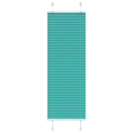 vidaXL Plissee Petrolgrün 45x150 cm Stoffbreite 44,4 cm Polyester