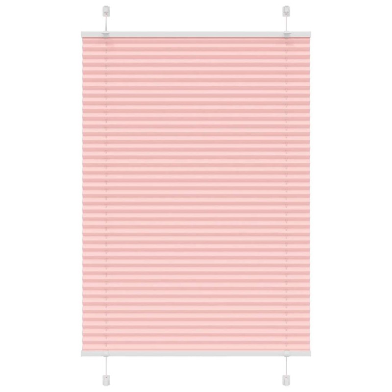 vidaXL Plissee Rosa 85x100 cm Stoffbreite 84,4 cm Polyester vidaXL Plissee Rosa 85x100 cm Stoffbreite 84,4 cm Polyester