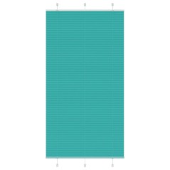 vidaXL Plissee Petrolgrün 110x200 cm Stoffbreite 109,4 cm Polyester