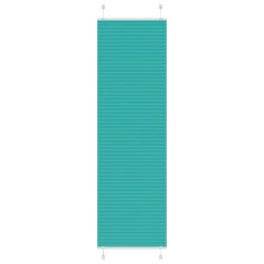vidaXL Plissee Petrolgrün 65x200 cm Stoffbreite 64,4 cm Polyester