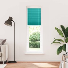 vidaXL Plissee Petrolgrün 65x200 cm Stoffbreite 64,4 cm Polyester