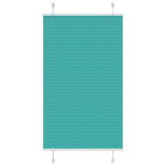 vidaXL Plissee Petrolgrün 75x150 cm Stoffbreite 74,4 cm Polyester