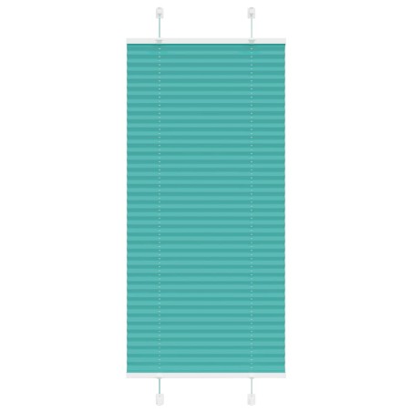 vidaXL Plissee Petrolgrün 65x150 cm Stoffbreite 64,4 cm Polyester