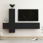 vidaXL 5-tlg. TV-Schrank-Set Schwarz Holzwerkstoff vidaXL 5-tlg. TV-Schrank-Set Schwarz Holzwerkstoff