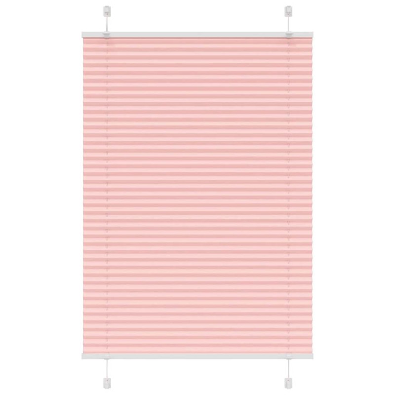 vidaXL Plissee Rosa 95x150 cm Stoffbreite 94,4 cm Polyester vidaXL Plissee Rosa 95x150 cm Stoffbreite 94,4 cm Polyester