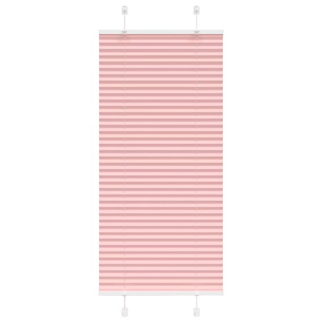 vidaXL Plissee Rosa 60x150 cm Stoffbreite 59,4 cm Polyester