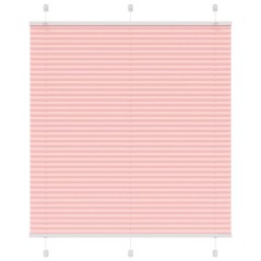 vidaXL Plissee Rosa 120x100 cm Stoffbreite 119,4 cm Polyester