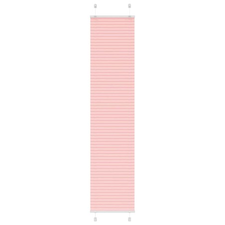 vidaXL Plissee Rosa 45x200 cm Stoffbreite 44,4 cm Polyester