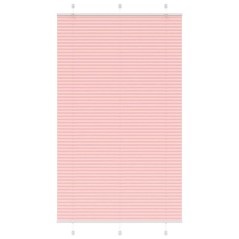 vidaXL Plissee Rosa 115x200 cm Stoffbreite 114,4 cm Polyester