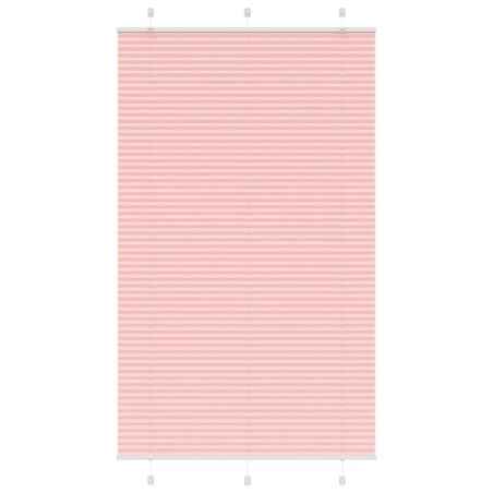 vidaXL Plissee Rosa 115x200 cm Stoffbreite 114,4 cm Polyester