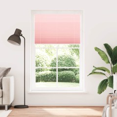 vidaXL Plissee Rosa 115x200 cm Stoffbreite 114,4 cm Polyester