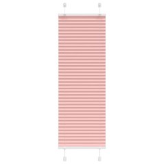vidaXL Plissee Rosa 50x100 cm Stoffbreite 49,4 cm Polyester