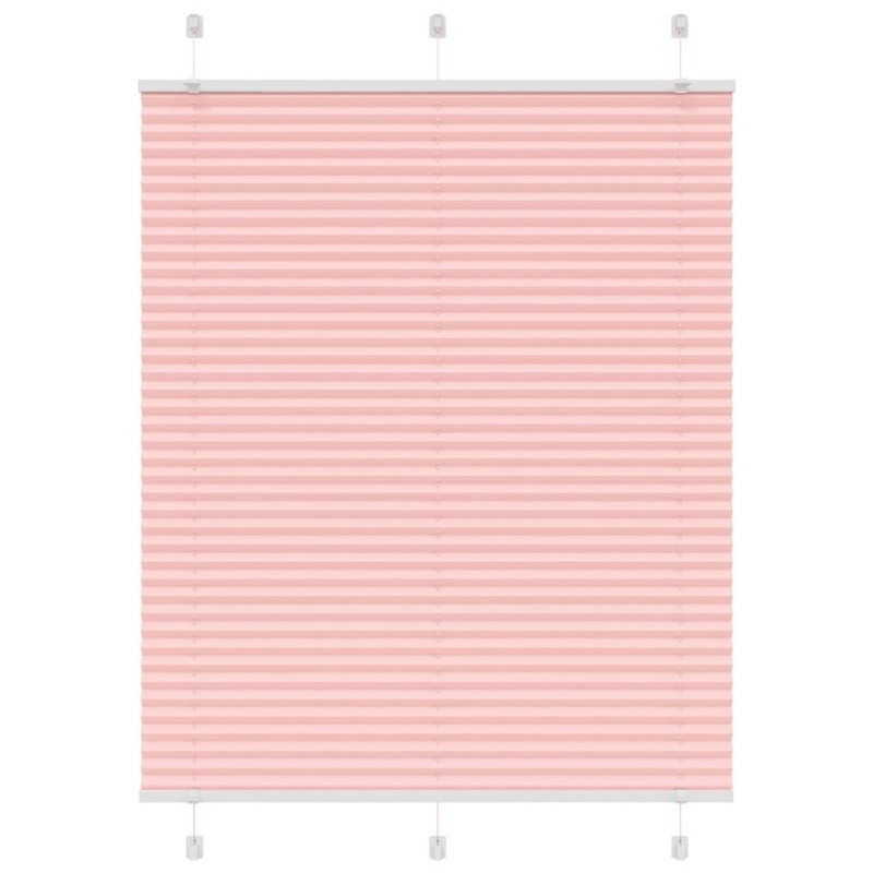 vidaXL Plissee Rosa 110x100 cm Stoffbreite 109,4 cm Polyester vidaXL Plissee Rosa 110x100 cm Stoffbreite 109,4 cm Polyester
