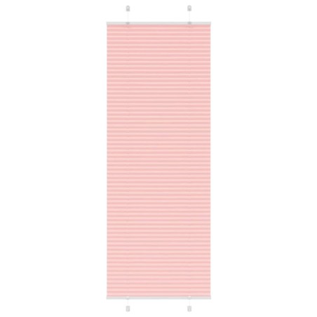 vidaXL Plissee Rosa 70x200 cm Stoffbreite 69,4 cm Polyester