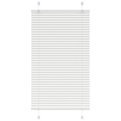vidaXL Plissee Weiß 75x150 cm Stoffbreite 74,4 cm Polyester